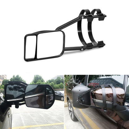 Trailer Towing Dual Mirror Universal Clip-on Trailer Wing Mirror Extension Towing Mirror Glass