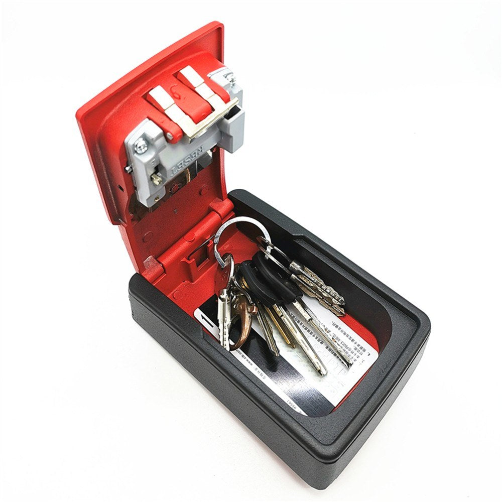 4-Digit Combination Lock Box Key Storage Lock Box Key Safe Box Security Key Holder