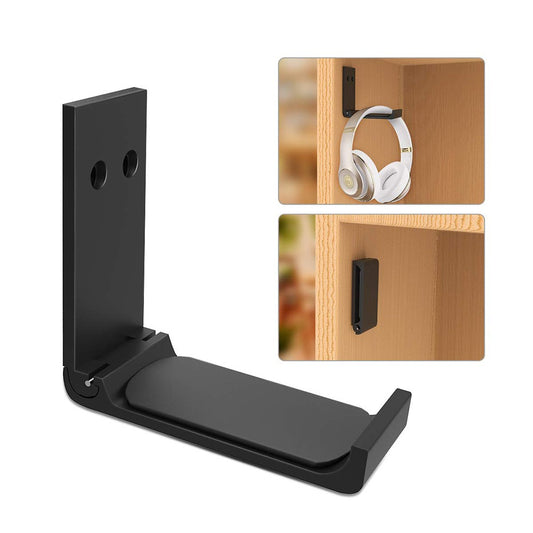 Foldable Universal Headphone Hanger Headset Holder Hook for Home Studio Office