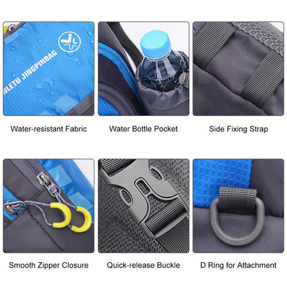 Men Women Chest Crossbody Bag Sling Backpack Travel Sports Gym Daypack Shoulder Bag