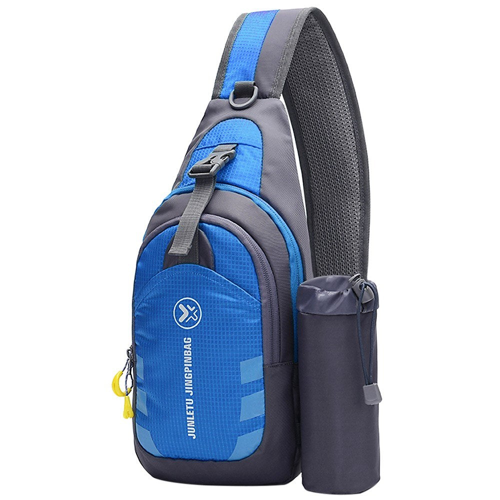 Men Women Chest Crossbody Bag Sling Backpack Travel Sports Gym Daypack Shoulder Bag