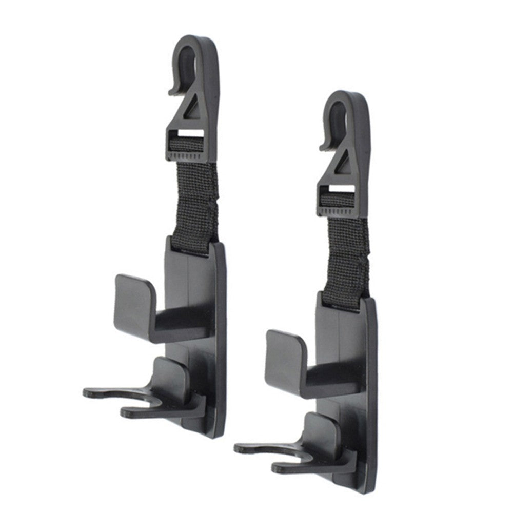 2Pcs/Set Universal Car Headrest Hooks Auto Back Seat Hanger Easy Installation Storage Bottle Holder