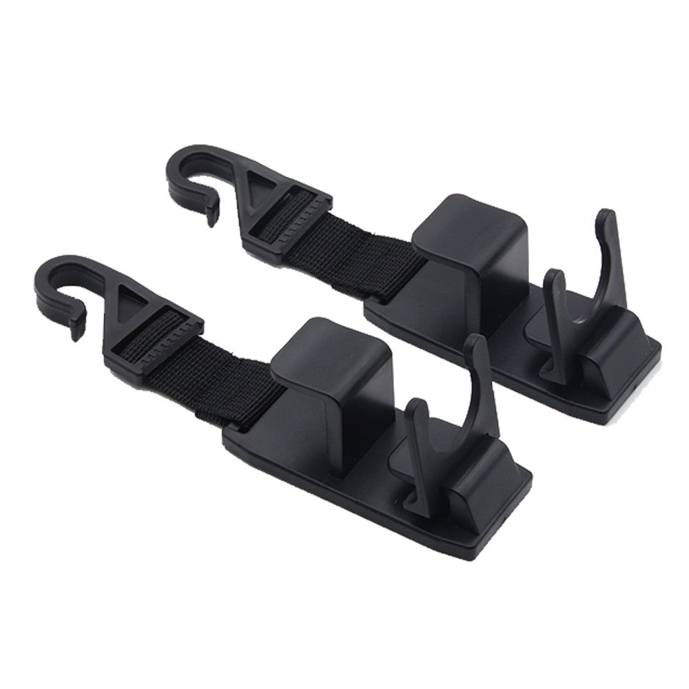 2Pcs/Set Universal Car Headrest Hooks Auto Back Seat Hanger Easy Installation Storage Bottle Holder