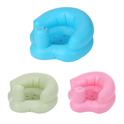 Baby Inflatable Seat Portable Summer Toddler Beach Chair Infant Support PVC Sofa for 5-24 Months Toddlers