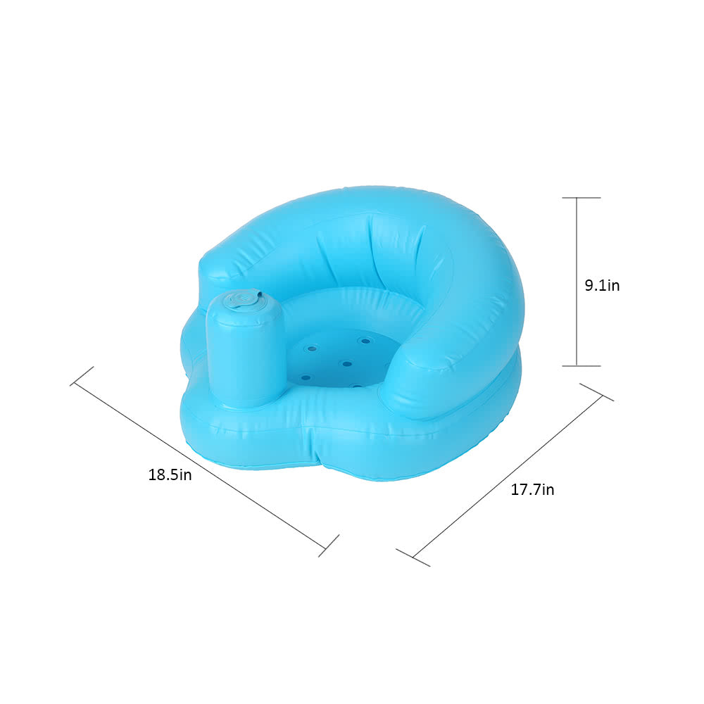 Baby Inflatable Seat Portable Summer Toddler Beach Chair Infant Support PVC Sofa for 5-24 Months Toddlers