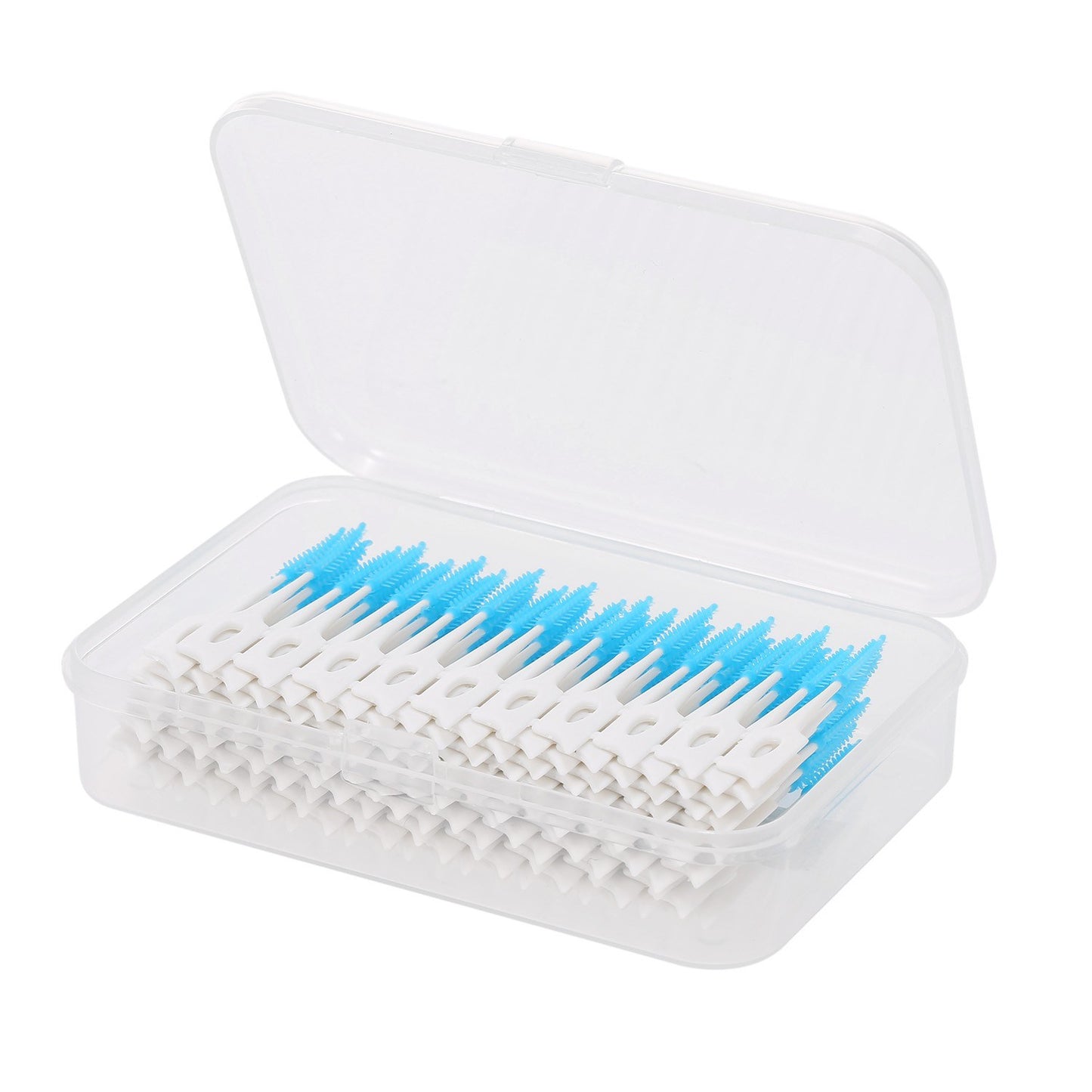 160Pcs/Set Soft Silicone Toothpick Double-ended Tooth Picks Dental Floss Interdental Brush Portable Teeth Stick Dental Hygiene Tools