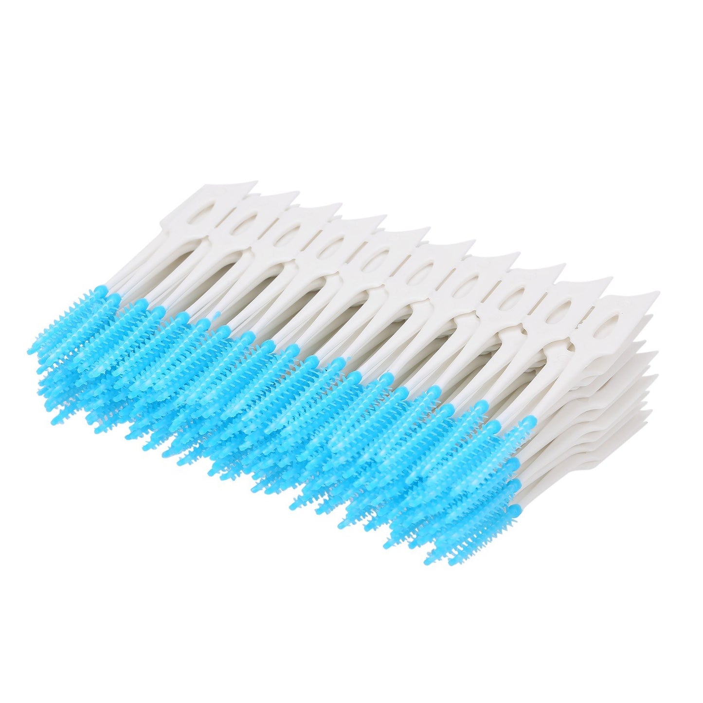 160Pcs/Set Soft Silicone Toothpick Double-ended Tooth Picks Dental Floss Interdental Brush Portable Teeth Stick Dental Hygiene Tools