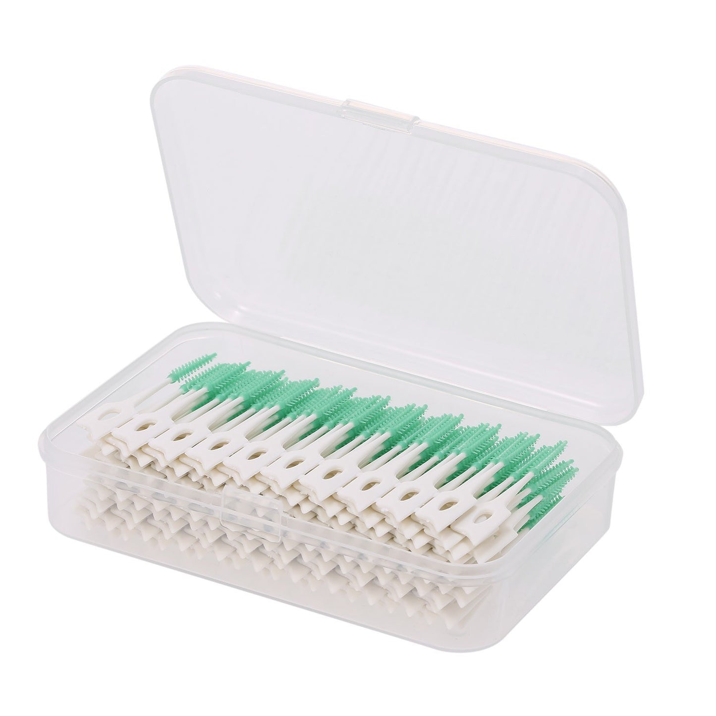 160Pcs/Set Soft Silicone Toothpick Double-ended Tooth Picks Dental Floss Interdental Brush Portable Teeth Stick Dental Hygiene Tools