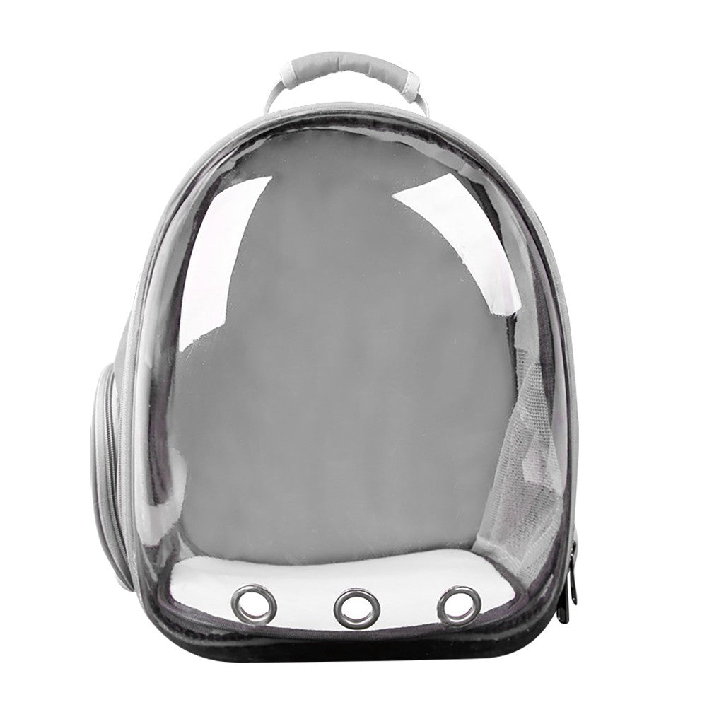 Pet Transparent Backpack Carrier Dog Cat Breathable Outdoor Travel Carrying Bag