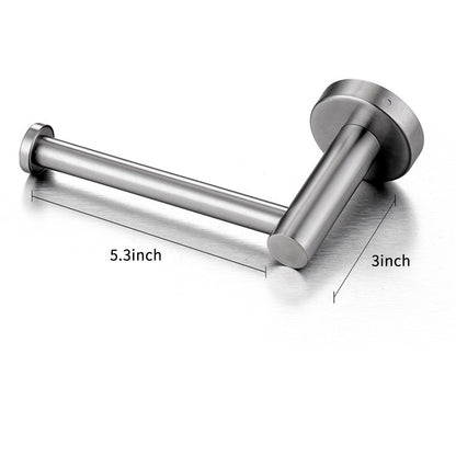 Toilet Paper Holder Polished Chrome Stainless Steel Toilet Roll Holder for Bathroom, Kitchen, Washroom Wall Mount