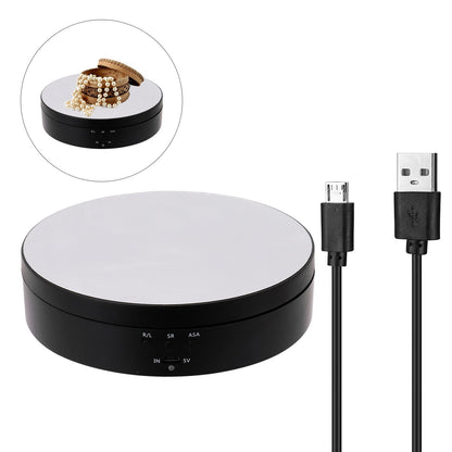 Electric 360 Degree Rotating Turntable Display Stand for Photography Video Shooting Props Jewelry Display