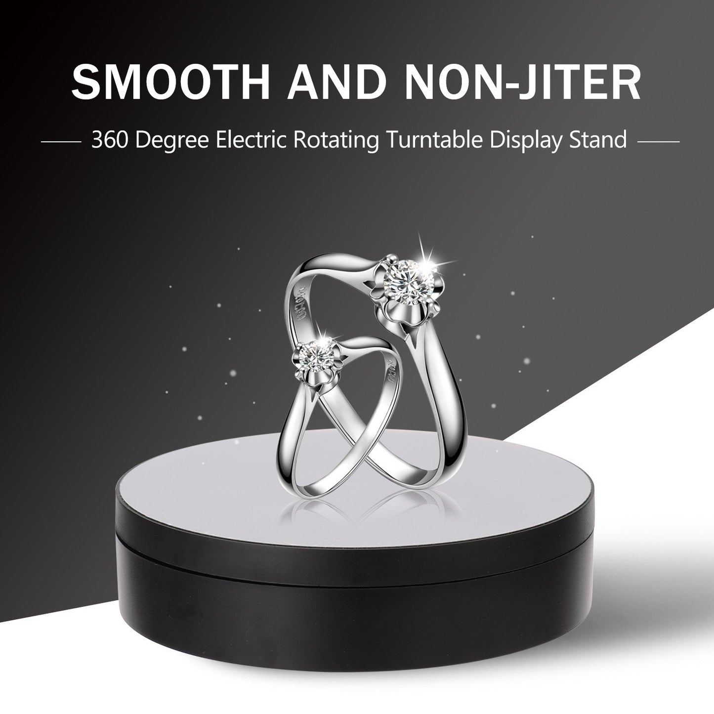 Electric 360 Degree Rotating Turntable Display Stand for Photography Video Shooting Props Jewelry Display