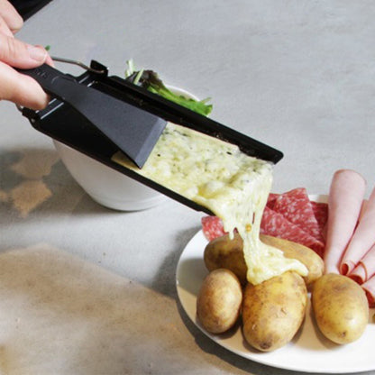 Non-Stick Raclette Grill Set Cheese Melter Pan with Spatula Kitchen Gadgets