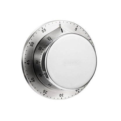 60MIN Stainless Steel Countdown Mechanical Magnetic Timer Quiet Counting For Cooking Baking Washing etc.