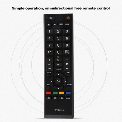 New Replacement Remote Control CT-90326 For TOSHIBA 3D SMART LED LCD TV 42RV635DB 40LV665DB 42AV635DB CT-90326