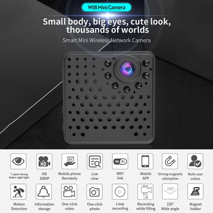 Mini 1080P HD WiFi Video Camera Wireless Camera Home Security IP Camera Night Vision CCTV Motion Detect Camera