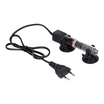 Mini Aquarium Heater Submersible Auto Thermostat Heater Fish Tank Water Heater Quartz Tube with Suction Cups