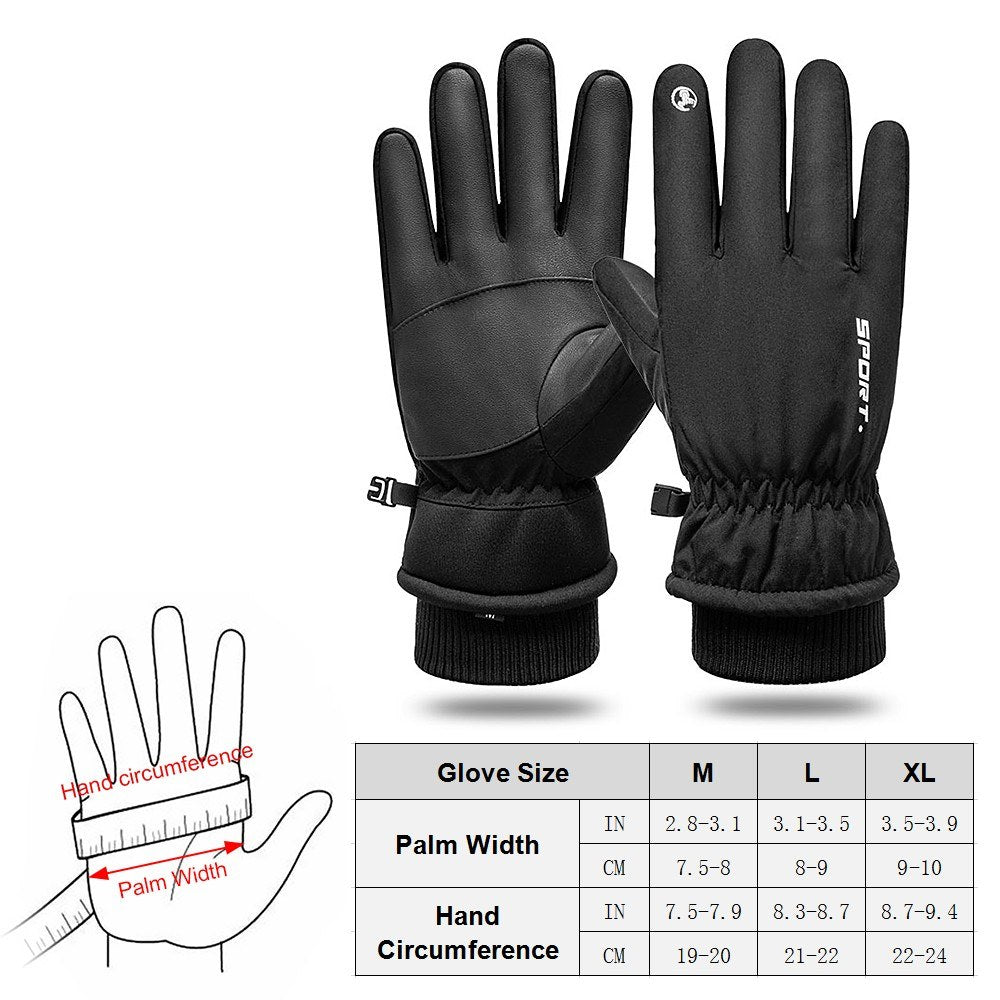 One Pair Warm Winter Gloves Snow Gloves for Men & Women