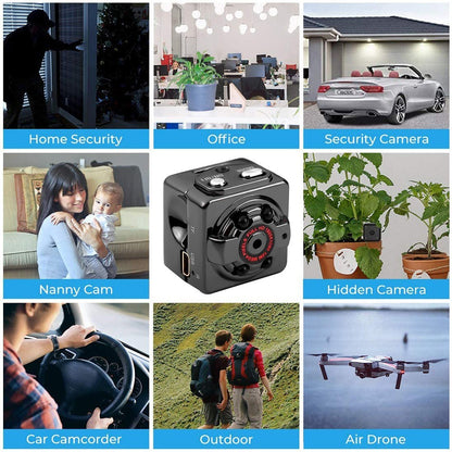 2MP Mini Micro Camera Full HD Video Cam Night Vision Audio Motion Detection for Home Security