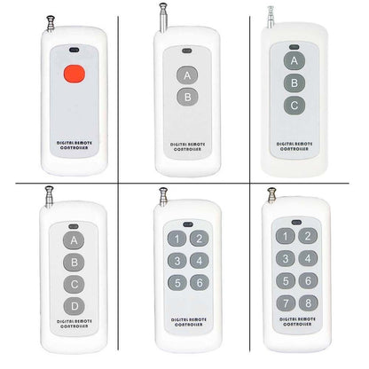 1000m Long Range Distance High Power 4CH Wireless Remote Control Transmitter 4CH Channel RF 433 MHz Portable Key Fob