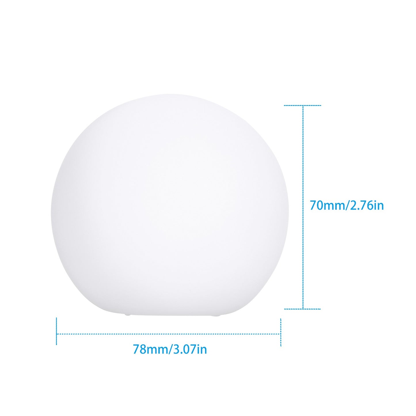 Dimmable Floatings Pool Light with RF Remote Control 16 Colors & 3 Dynamic Modes RGBW Color Changing LEDs Ball Lights