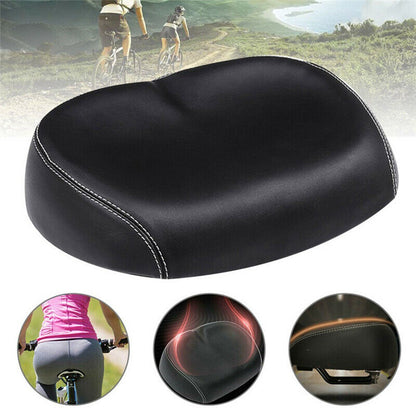 Big Ass Bike Cycling Noseless Saddle Wide Large Soft PU Pad Seat