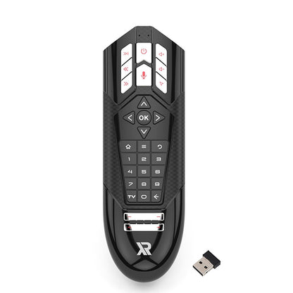 Wechip R1 2.4G Wireless Air Mouse w/ USB Receiver 6-Axis Motion Sensing Handheld Remote Controller for Smart TV Android TV BOX