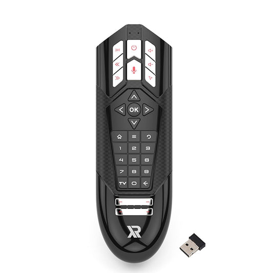 Wechip R1 2.4G Wireless Air Mouse w/ USB Receiver 6-Axis Motion Sensing Handheld Remote Controller for Smart TV Android TV BOX