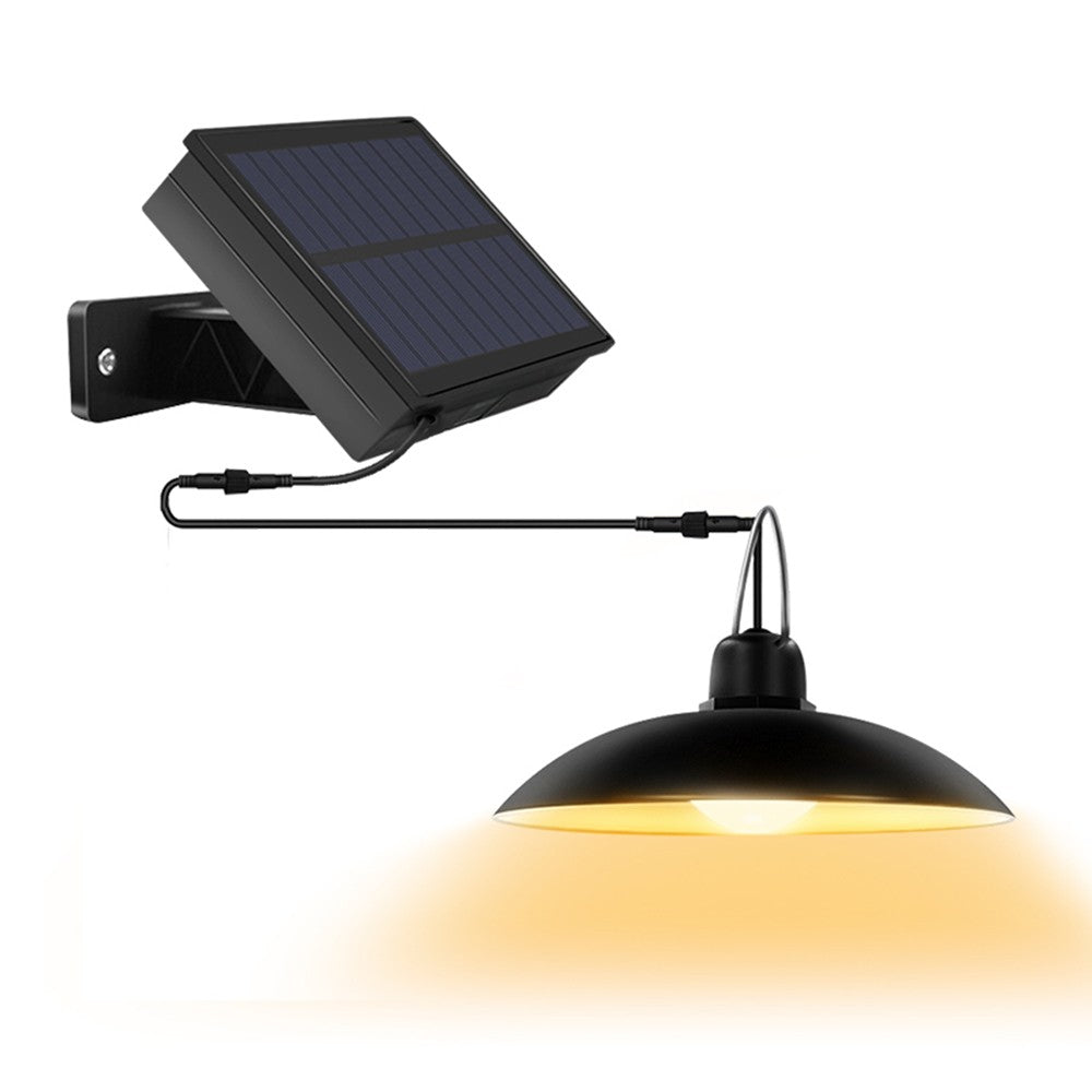 Solar Powered Pendants Lamp 16 LEDs Hanging Shed Light IP65 Indoor & Outdoor for Garden Yard