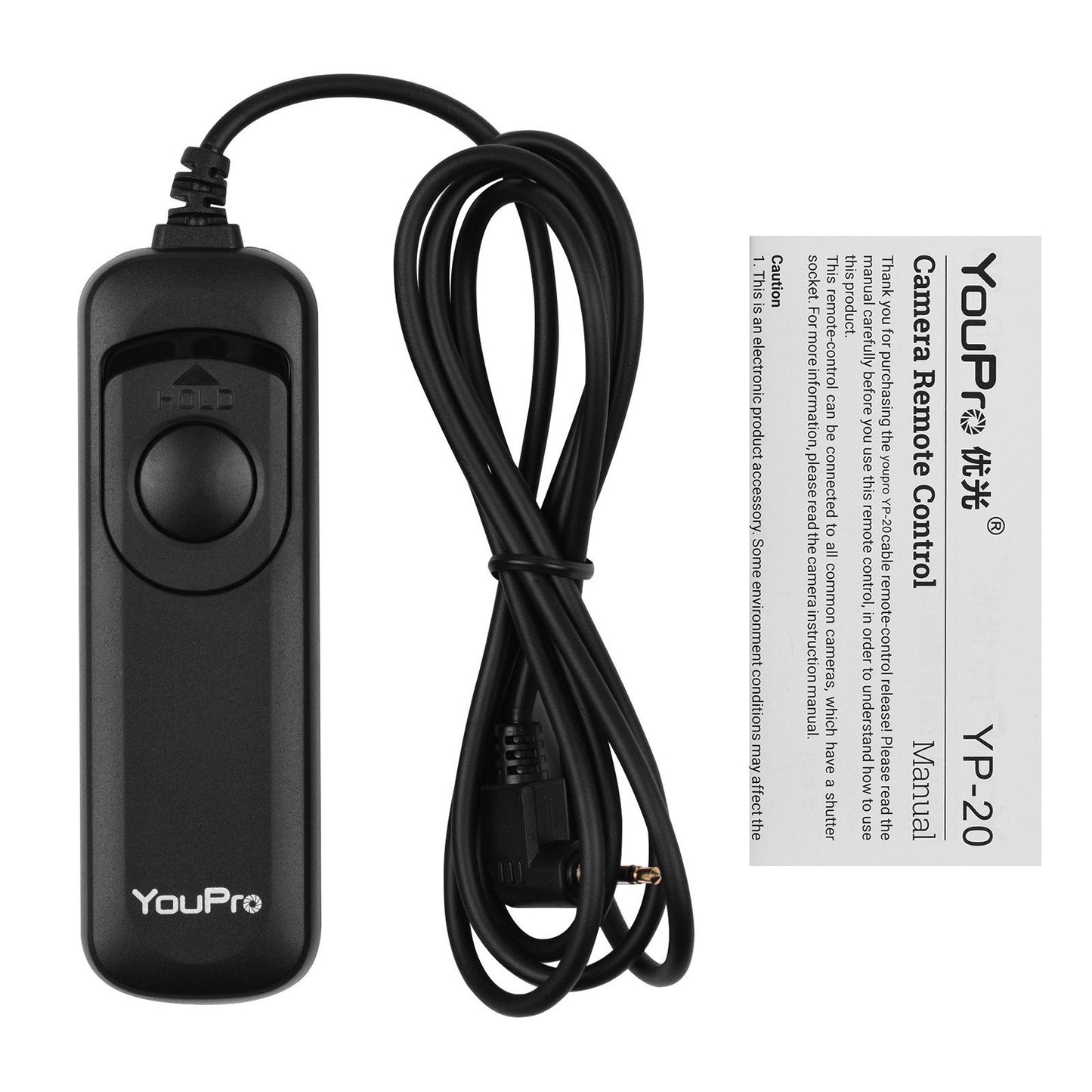 YOUPRO E3 Shutter Release Cable Timer Remote Control 1.2m/3.9ft Cable Replacement for Canon/Samsung