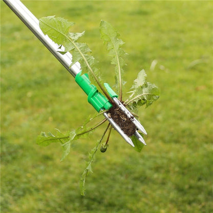 Green Color Durable Portable Weed Puller Root Remover Tool