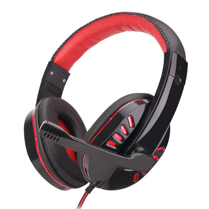 SY755MV Luminous Game Headphone Over-ear Gaming Headset with Microphone PC Gamer 3.5mm Headphones Noise Cancelling Compatible with PS4 Xbox Laptop Computer