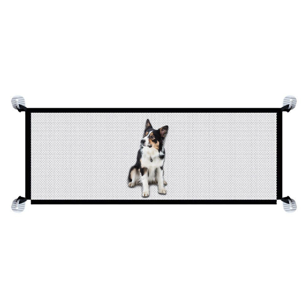 Install Anywhere Portable Folding Dog Cat Pet Safe Mesh Fence