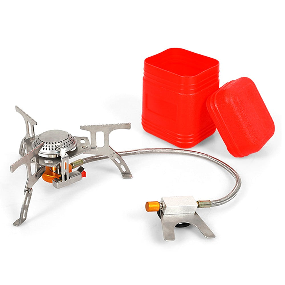 3500W Ultralight Portable Camping Stove with Storage Case for Outdoor Backpacking Hiking