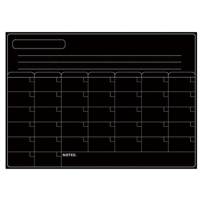 Magnetic Dry Erase Calendar board Refrigerator Stickers Kitchen Fridge Board for Weekly Monthly Schedule Daily Planner To-Do List