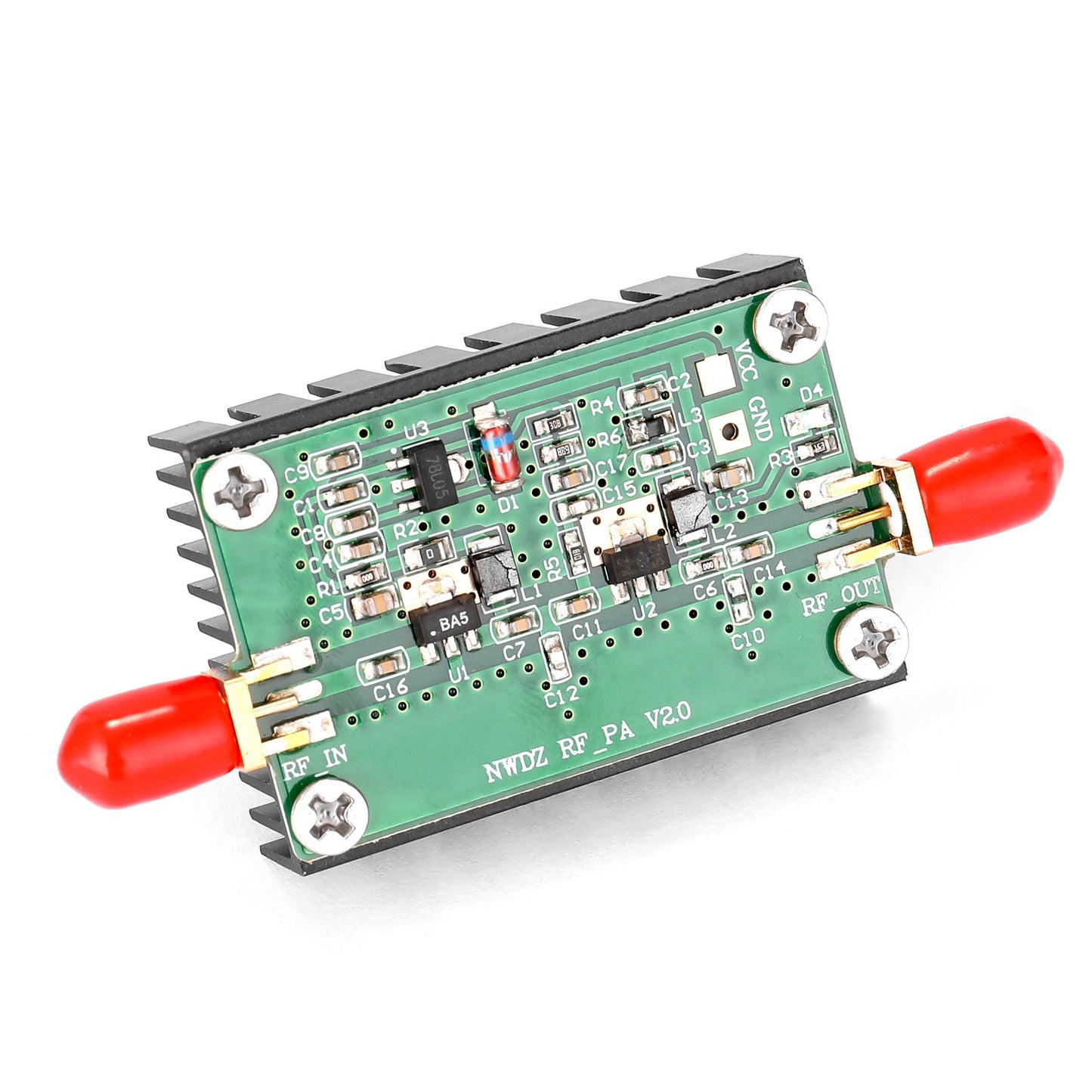 2MHz-700MHZ 3W RF Power Amplifier Board Broadband for HF VHF UHF FM Transmitter Radio