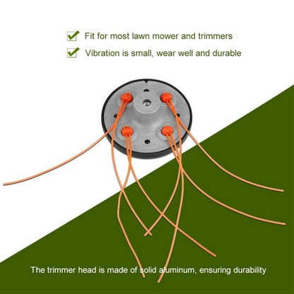 Durable Universal Lightweight String Trimmer Attachment Head for Brushcutter