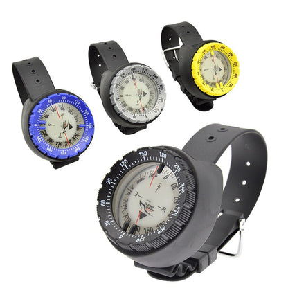 Professional High Precision Compass Underwater Luminous Compass for Diving Hiking Cycling Camping