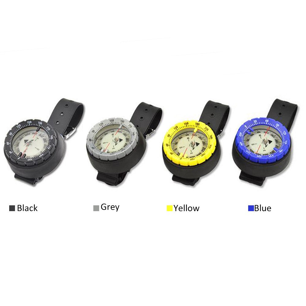 Professional High Precision Compass Underwater Luminous Compass for Diving Hiking Cycling Camping