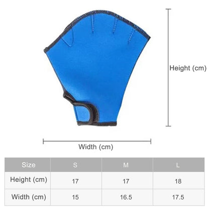 Webbed Swimming Gloves Swimming Diving Training Paddles Water Resistance Hand Paddles