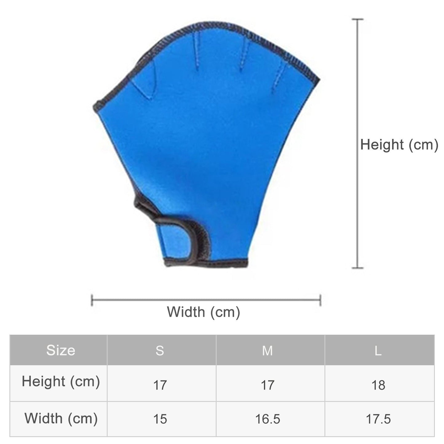 Webbed Swimming Gloves Swimming Diving Training Paddles Water Resistance Hand Paddles