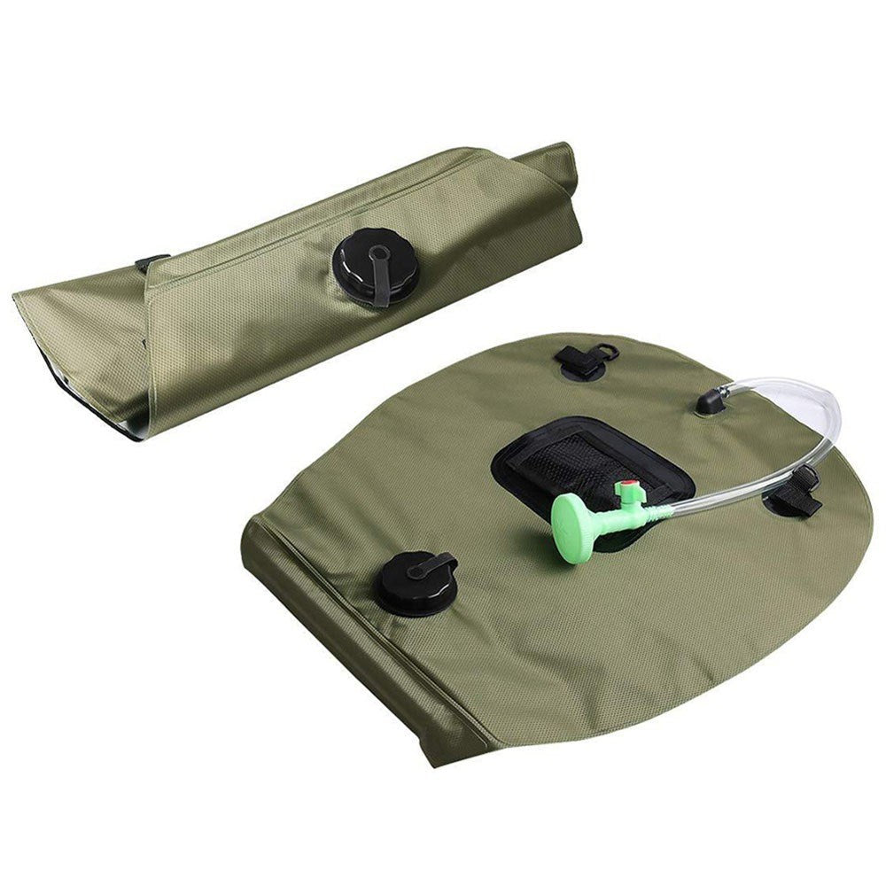 For Outdoor Camping 20L Large Capacity Portable Shower Bath Sunshine Heat Water Bag