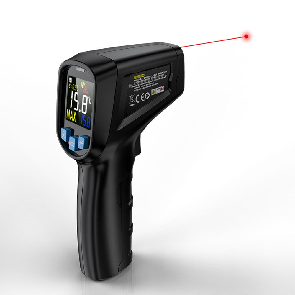 MESTEK IR03A -50 to 400 Degree Handheld Infrared Thermometer Non-Contact Digital Laser Industrial IR Temperature Tester with LCD Display