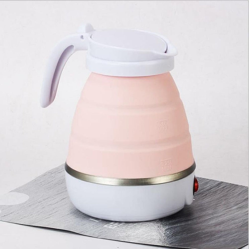 Food Grade Silicone Mini Portable Foldable Electric Kettle Home Household Multipurpose Utility Tool (without Certification)