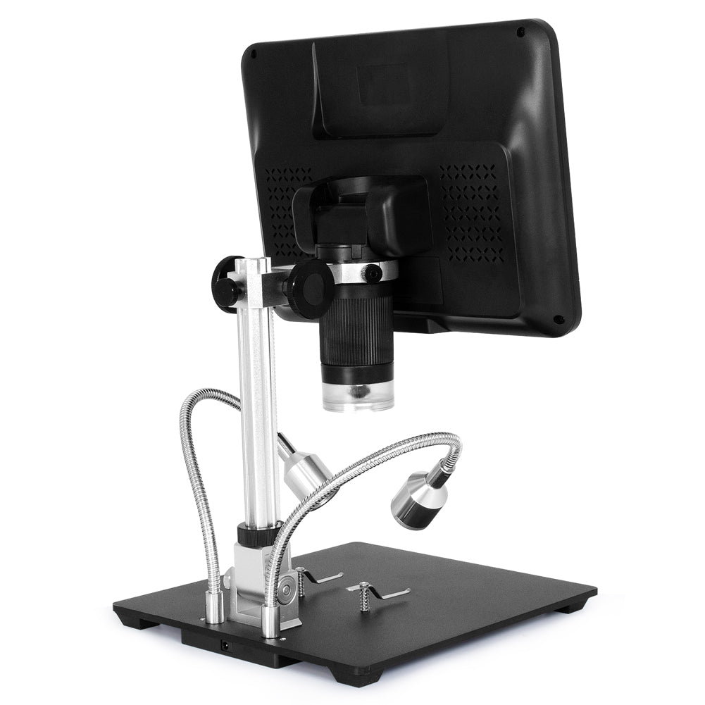 ANDONSTAR AD208 8.5 Inch LCD Screen 5X-1200X Digital Microscope Adjustable Microscope for Repairing (Battery Included)