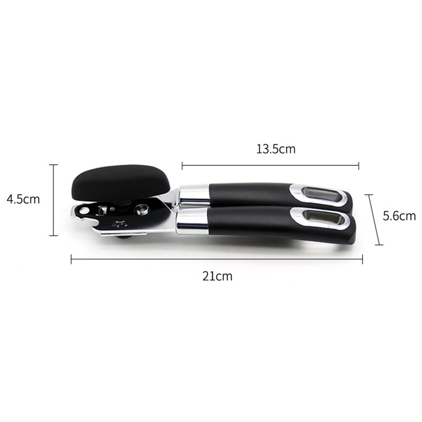 Can Opener Kitchen Stainless Steel Can Opener Manual Smooth Edge Tin Beer Jar Bottle Opener Hand Grip