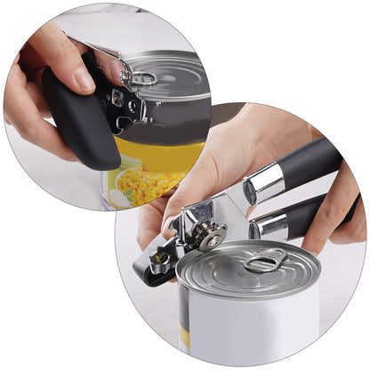 Can Opener Kitchen Stainless Steel Can Opener Manual Smooth Edge Tin Beer Jar Bottle Opener Hand Grip