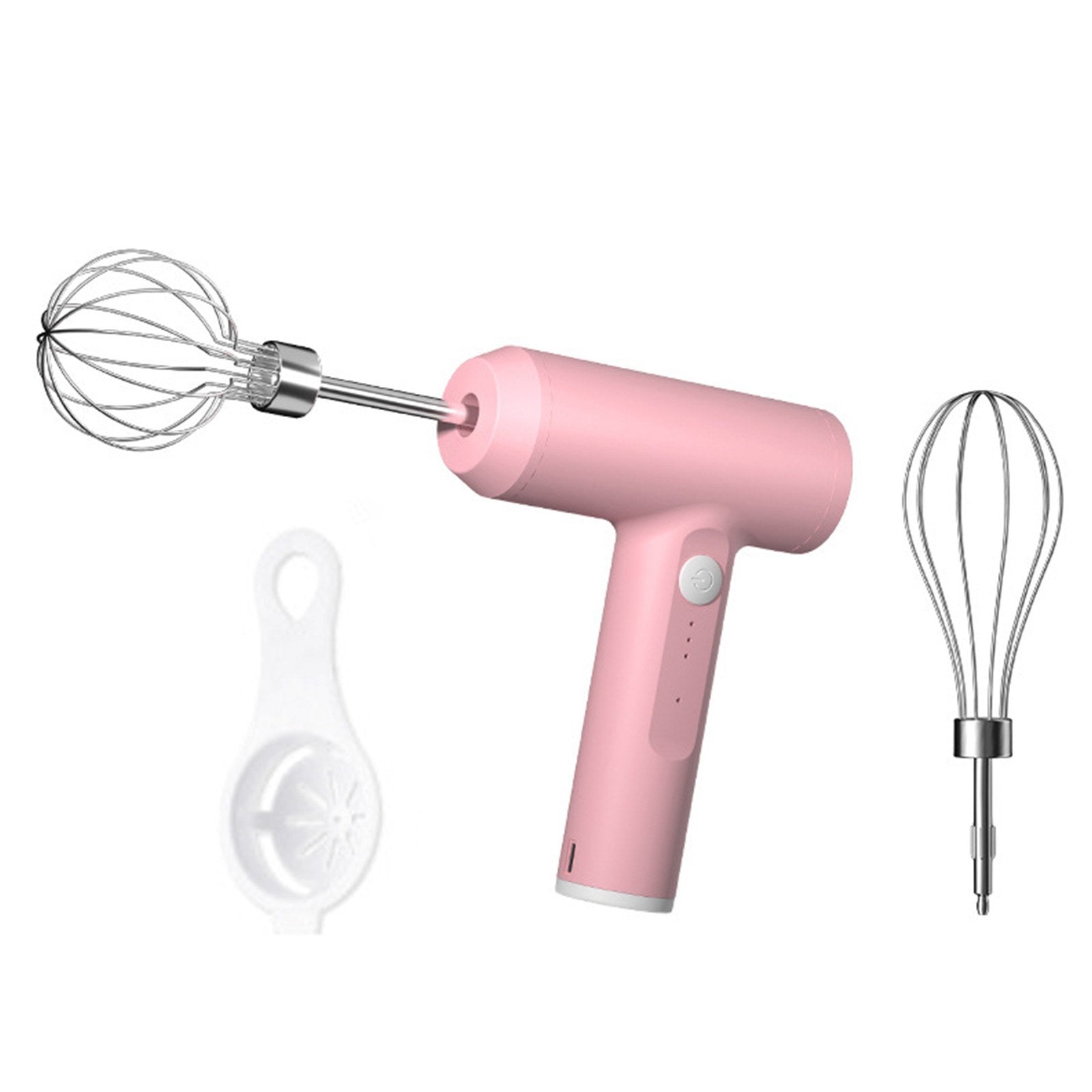 Kitchen Electric Egg Beater Egg Whisk 3 Speeds Wireless Handheld Mixer with Egg Separator Baking Cake Egg Cream Tool