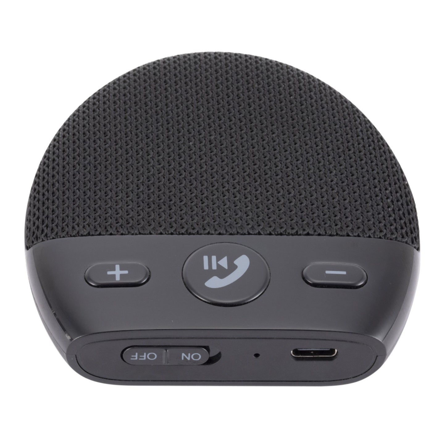 Bluetooth Car Speaker Hands Free Speakerphone USB Charging Speakerphone with Clip for Hands-Free Call Music Wireless Car Speaker Supports Answering Rejecting Calls Voice Dialing Playing Music