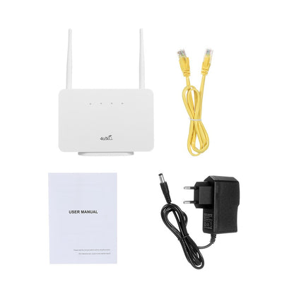 4G Wireless Router LTE CPE Router 300Mbps Router with SIM Card Slot European Version